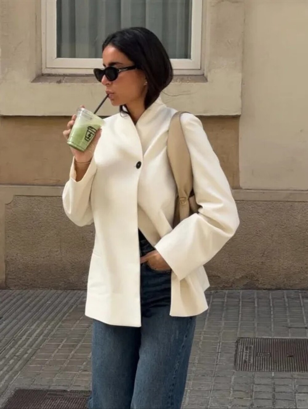 ZARA WHITE/IVORY BLAZER